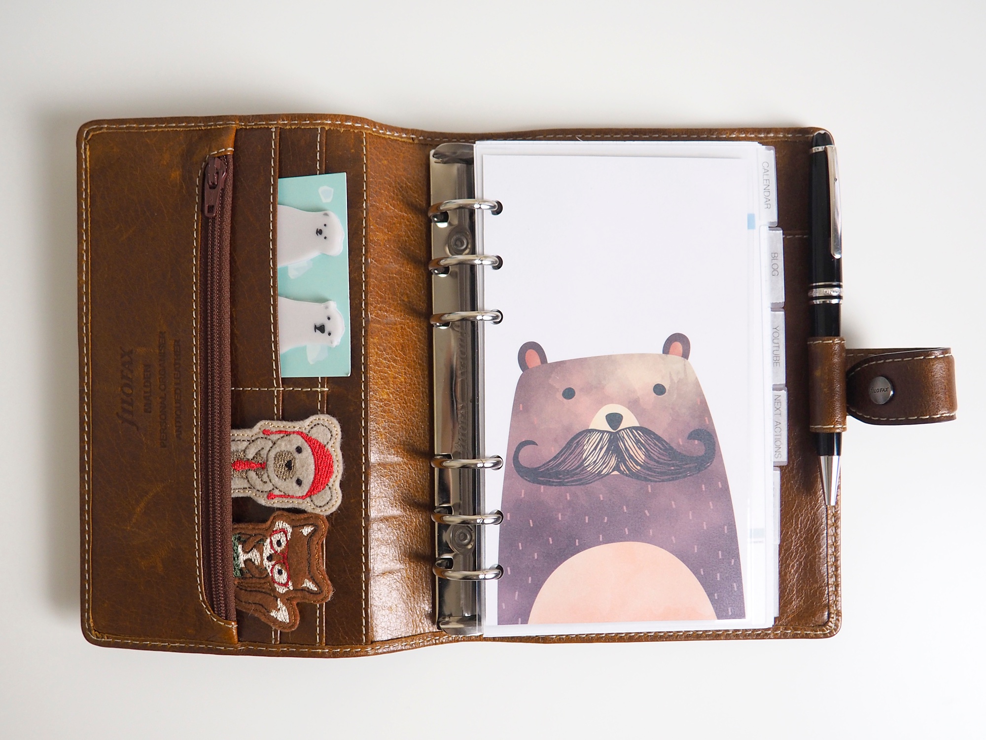 Filofax Malden Personal Organiser - Ochre