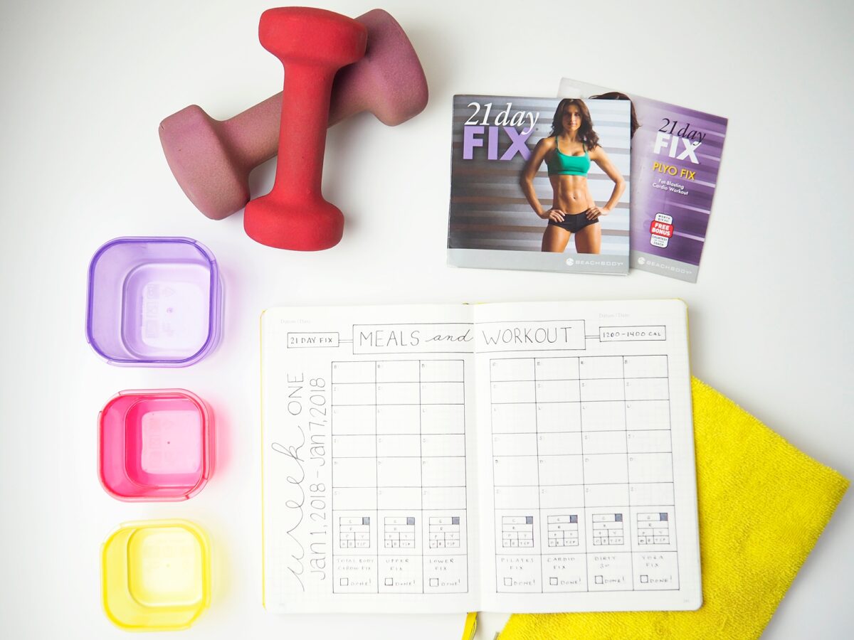 21 day fix bullet journal
