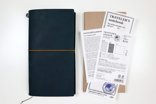 Blue Traveler's Notebook