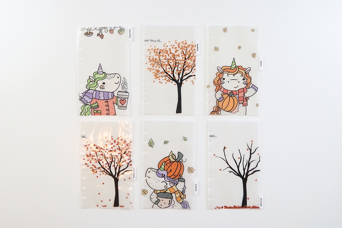DIY Fall Planner Dividers