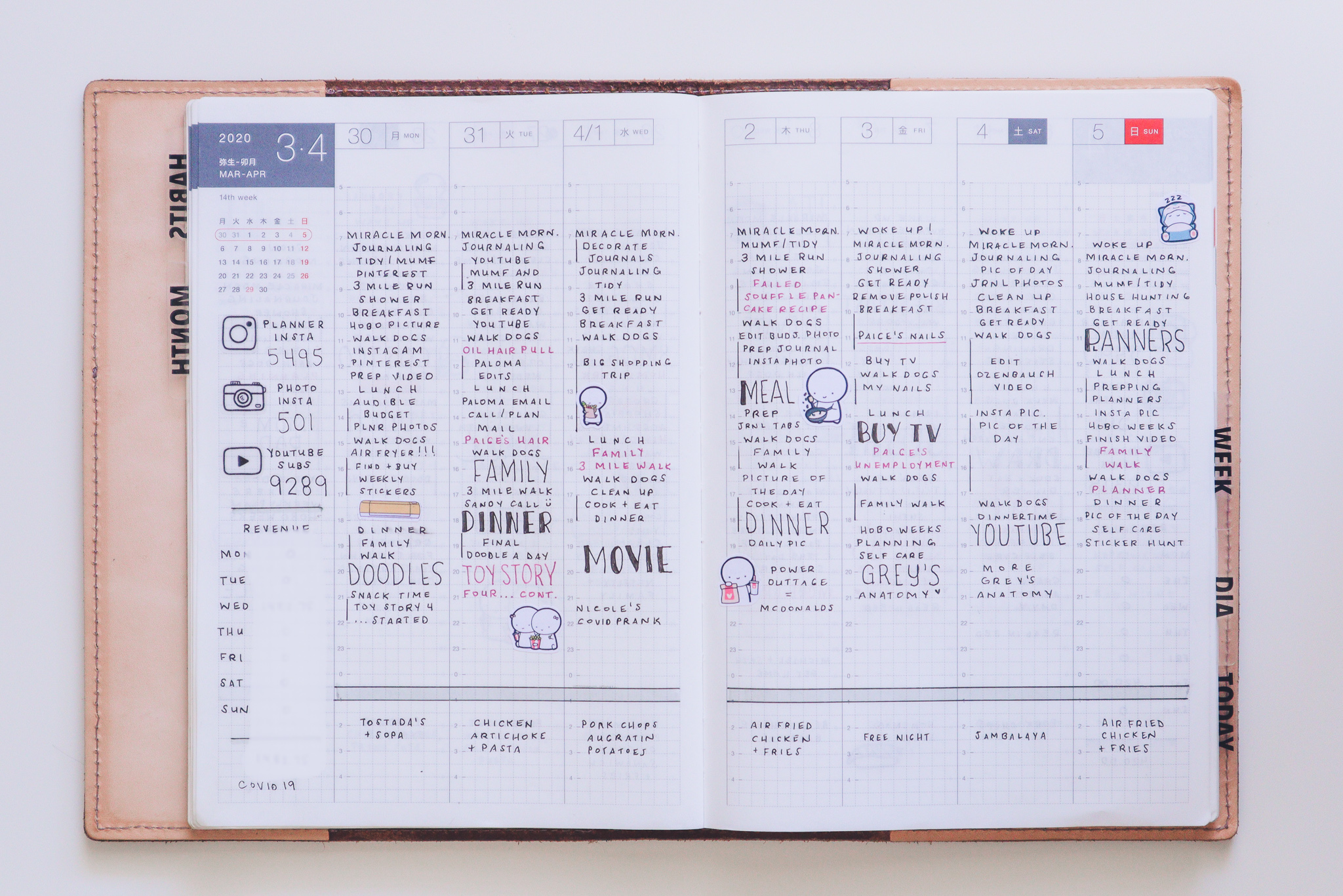 april hobonichi cousin