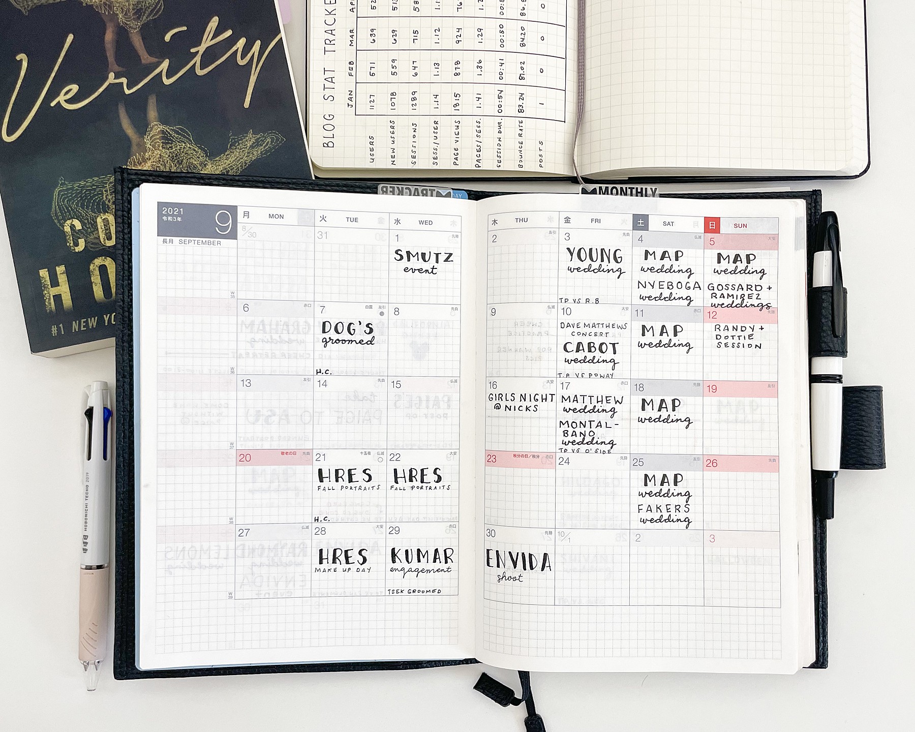 September Hobonichi Cousin Flip Through - Minimal Planning - Planners ...