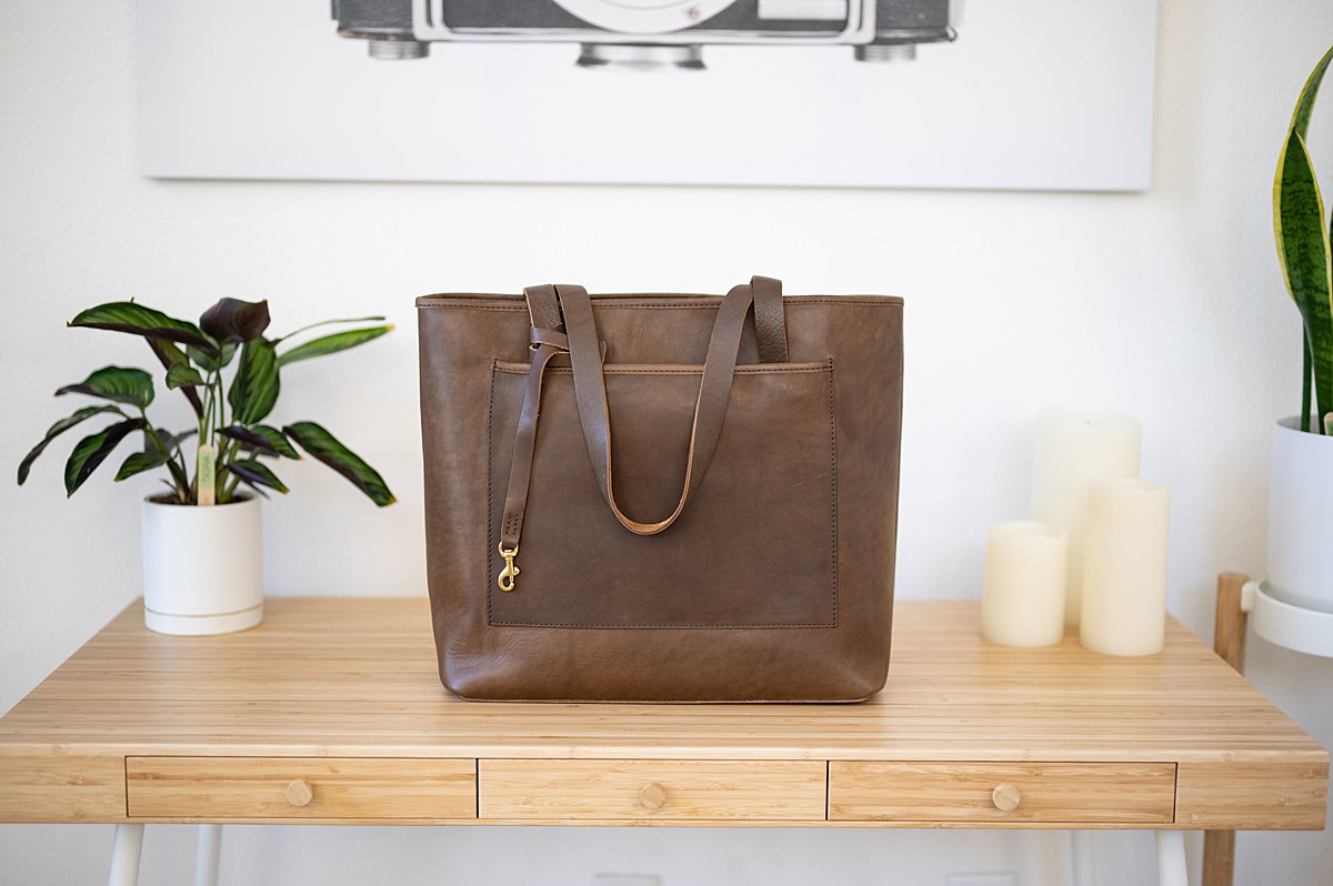 The Utility Leather Tote Bag – WP Standard
