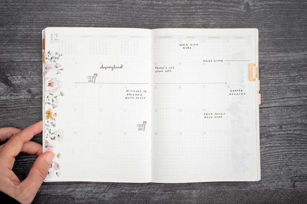 monthly planning