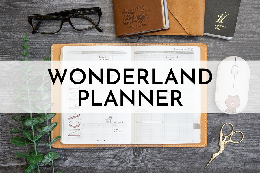 wonderland planner