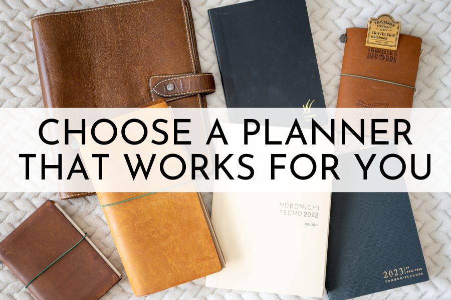 choose a planner