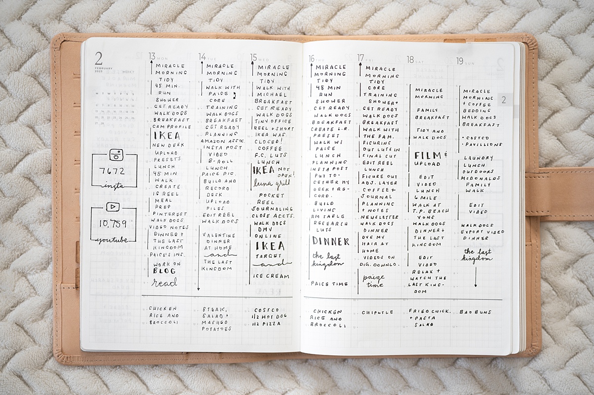 common planner weekly