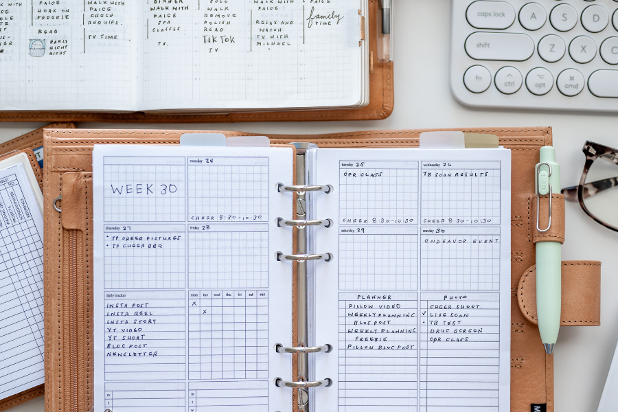 effective weekly plan