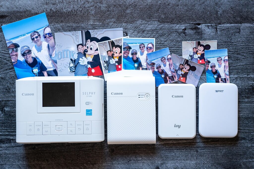 PORTABLE PHOTO PRINTERS: comparing my 4 of my current printers! 