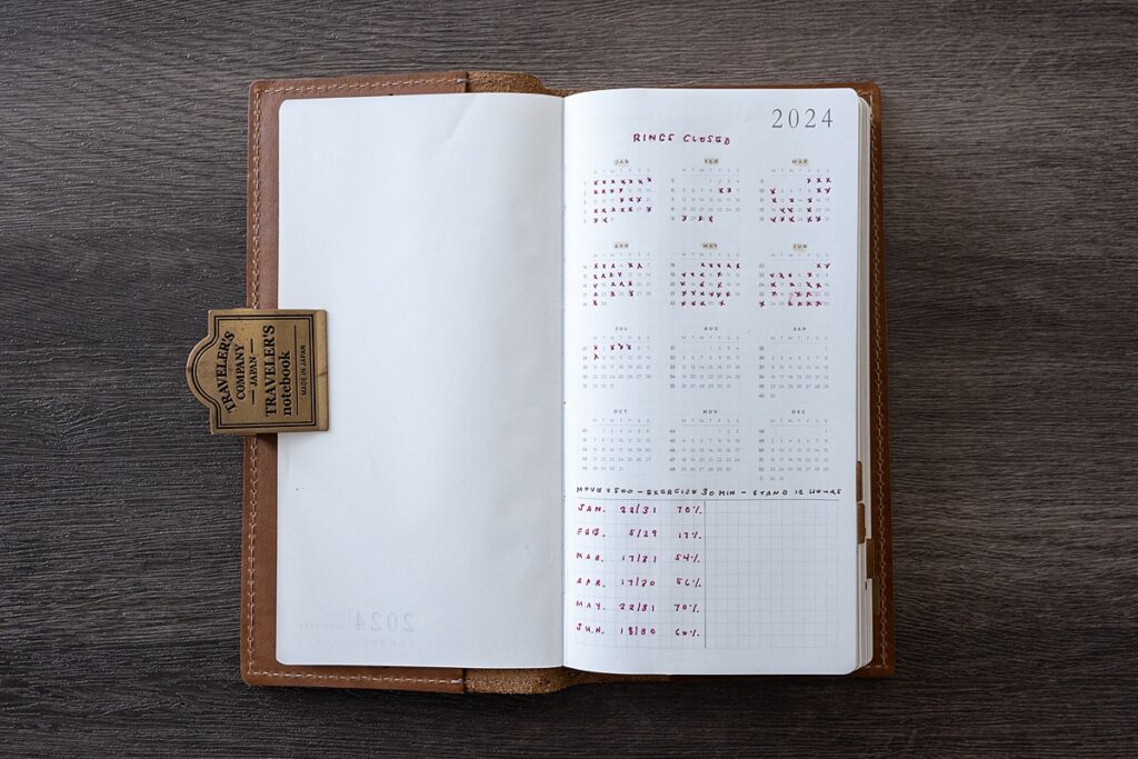 bullet journal health and fitness